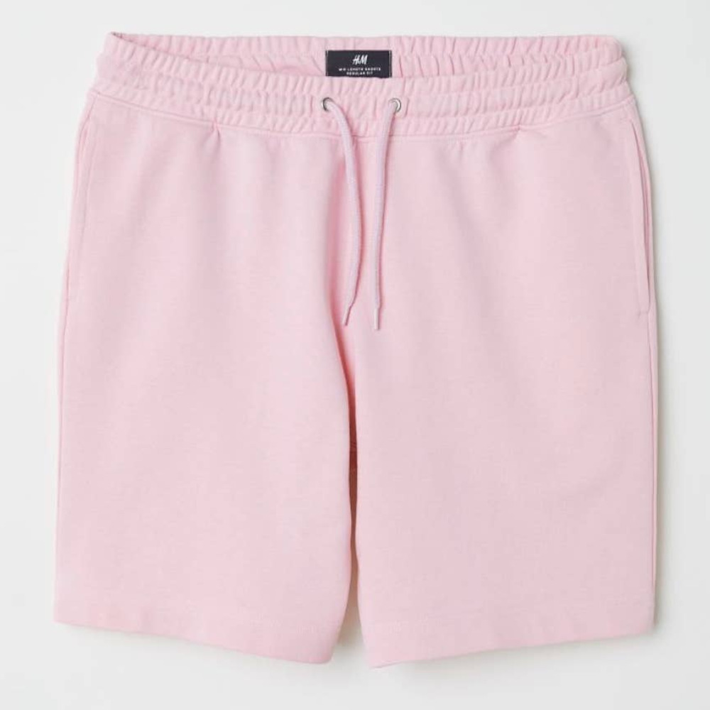 H&M Divided Men's Sweatshorts Pink Size Large